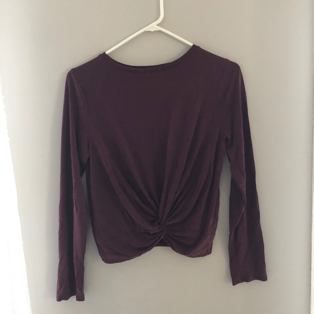 long sleeve workout top